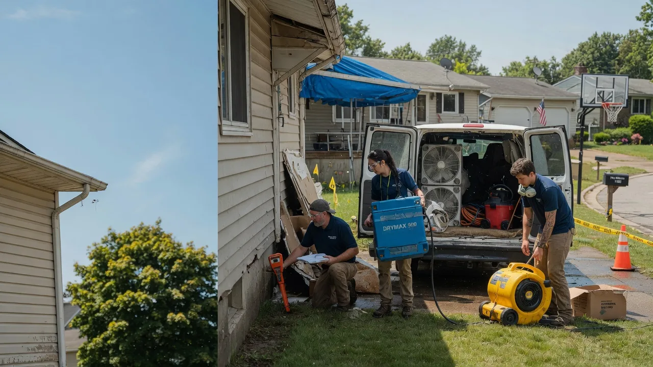 Ceiling Leak Cleanup in Rock City Falls, NY near me